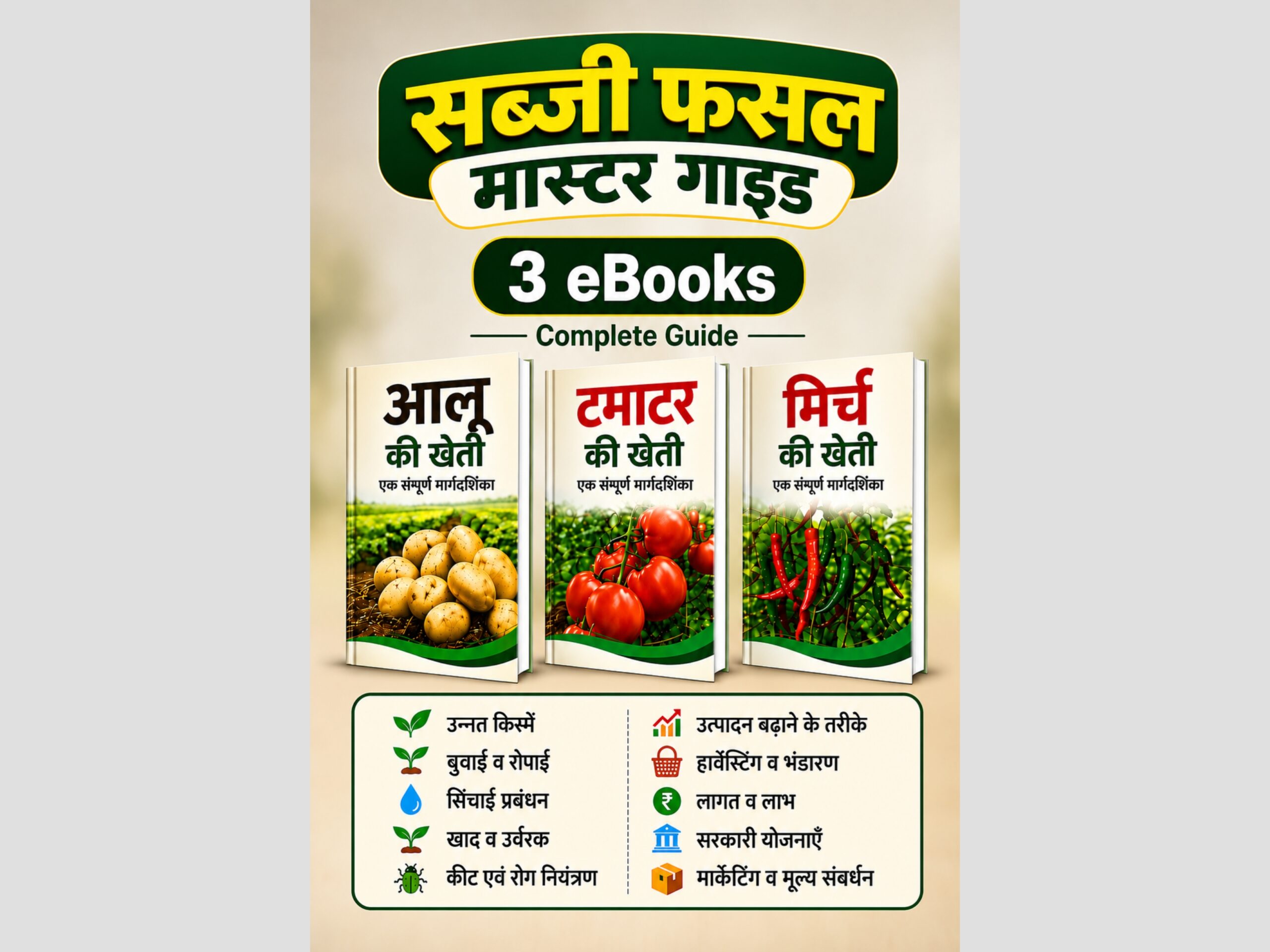 सब्जी फसल मास्टर गाइड